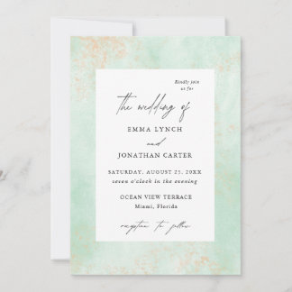 Inbjudan till elegant Grey Wedding