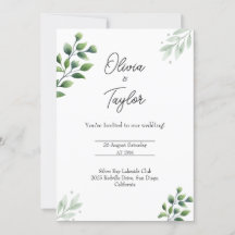 Inbjudan till elegant Grey Wedding