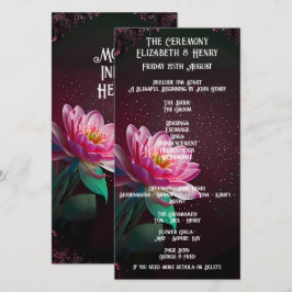 Inbjudan till elegant Lotus Wedding | Blommigt Cos