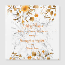 Inbjudan till elegant Marble Wedding