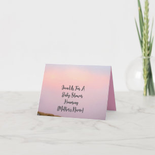 Inbjudan till elegant Pastel Baby Shower med Anpas