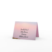 Inbjudan till elegant Pastel Baby Shower med Anpas