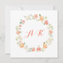 Inbjudan till elegant-persikoblomman Vattentärsfär