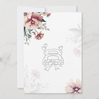 Inbjudan till elegant Personligt bröllp