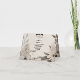 Inbjudan till elegant Personligt bröllp