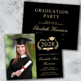 Inbjudan till elegant Photo College Graduation Par