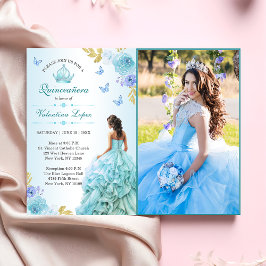  inbjudan till elegant Quinceañera Quinceañera Blo