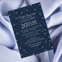 Inbjudan till Elegant School Reunion Design