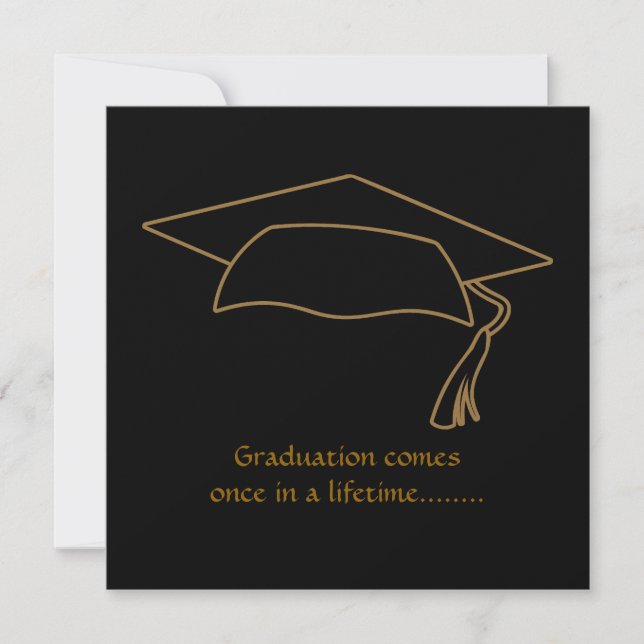 Inbjudan till elegant Studenten (Framsida)