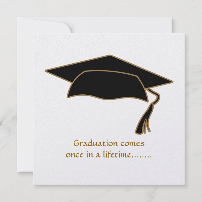 Inbjudan till elegant Studenten (Framsida)