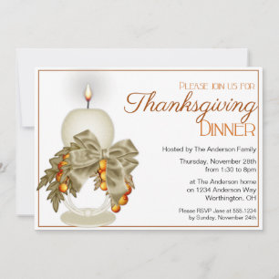 Inbjudan till Elegant Thanksgiving till värdpart 8
