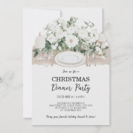 Inbjudan till elegant till juldagspartiet