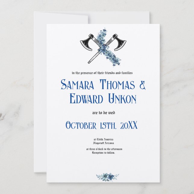 Inbjudan till Elegant Viking (Framsida)