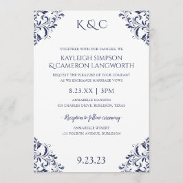 Inbjudan till elegant Vintage bröllop | Tunga 2