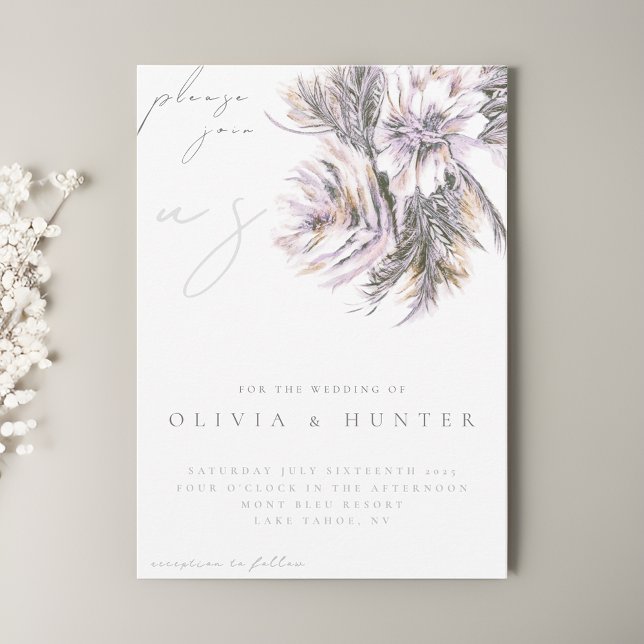 Inbjudan till elegant Watercolor Peony Flower Wedd (Skapare uppladdad)