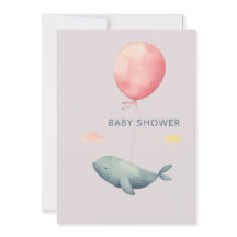 Inbjudan till Eleganten Baby Shower Girl