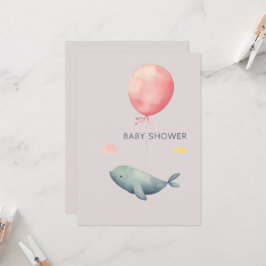 Inbjudan till Eleganten Baby Shower Girl