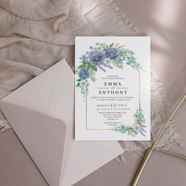 Inbjudan till Eleganten Bohemian Wedding (Skapare uppladdad)