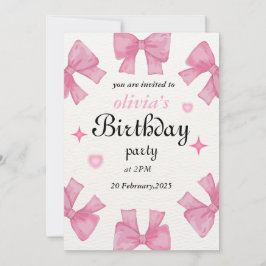 Inbjudan till eleganten på födelsedagen - Gör ditt