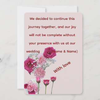 Inbjudan till elegantens Blommigt- och fjäril-bröl