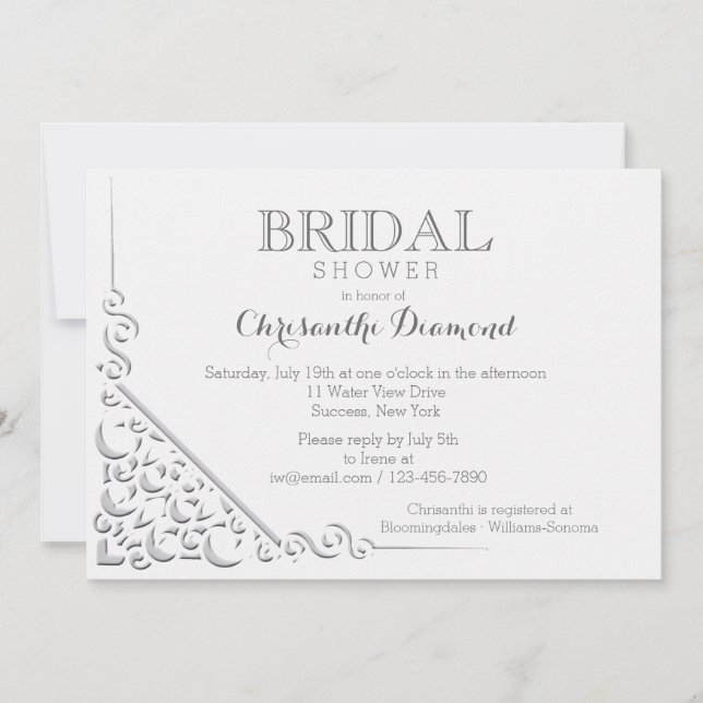 Inbjudan till Elegantens hörn (Framsida)