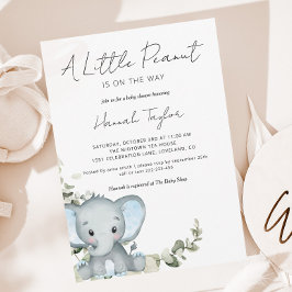Inbjudan till Elephant Boy Baby Shower