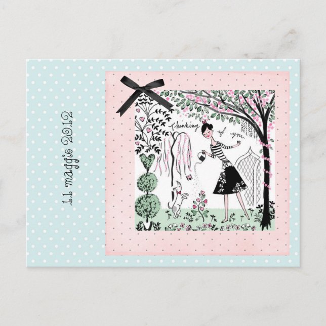 inbjudan till en födelsedagsfest vykort (Framsida)