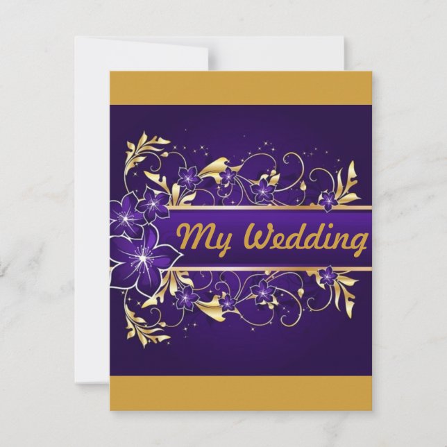 Inbjudan till en henna mehndi-händelse (Framsida)