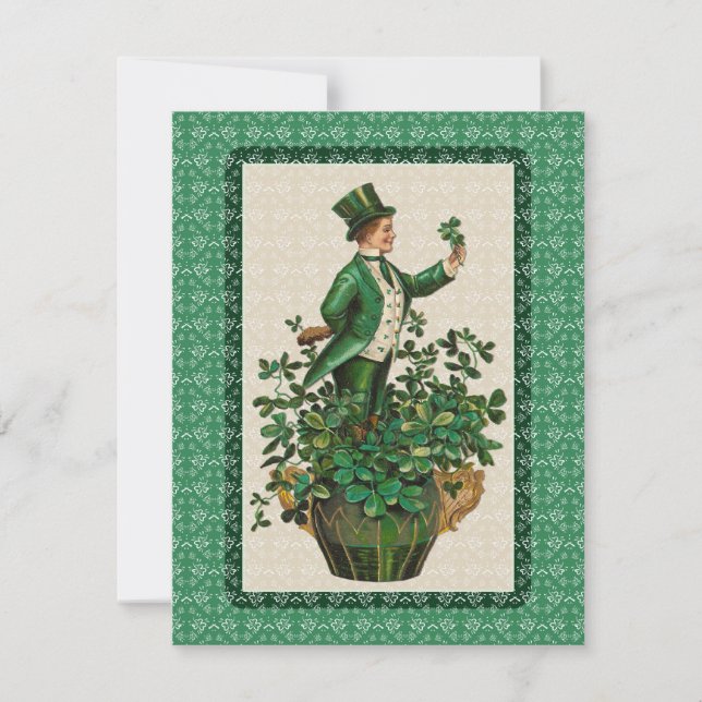 Inbjudan till en irländsk festmåltid, Sts Patrick (Framsida)