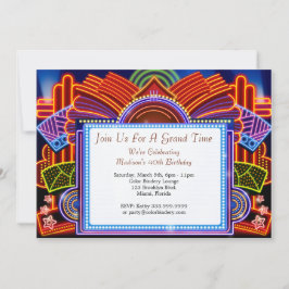 Inbjudan till en kväll ute 7" x 5"