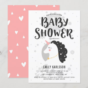 Inbjudan till en liten babyåda i Cute & Whimsical
