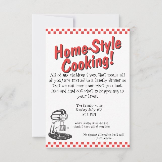 Inbjudan till en mycket behövd familjemönster (Framsida)