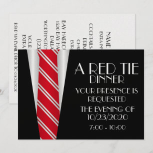Inbjudan till en Red Tie-middag