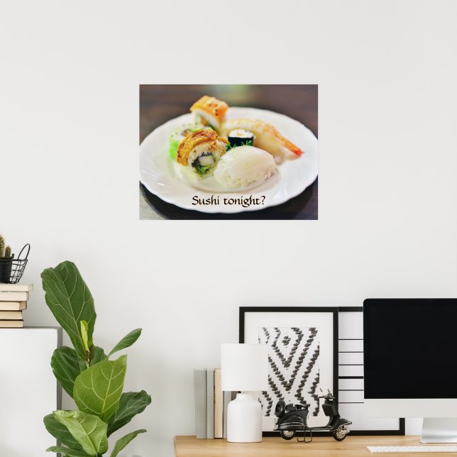 Inbjudan till en romantisk middag poster (Hemmakontoret)