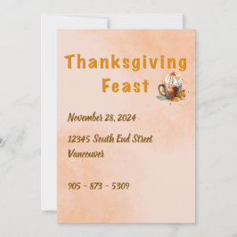 Inbjudan till en Thanksgiving