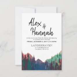 Inbjudan till endast bröllopsfesten