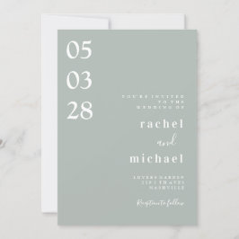 Inbjudan till enkel elegant