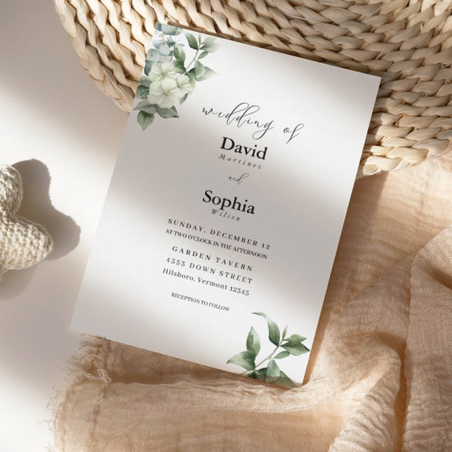 Inbjudan till Eucalyptus Grace Wedding (Skapare uppladdad)