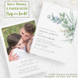 Inbjudan till Eucalyptus Greenery Wedding med OSA