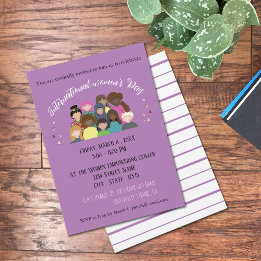 Inbjudan till evenemanget Internationell den 8 mar