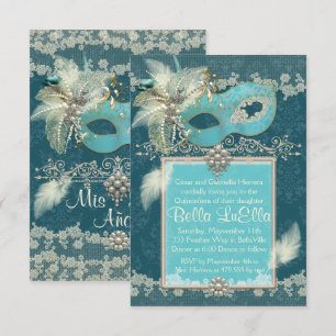 Inbjudan till evenemangspartiet Masquuppad Birthda