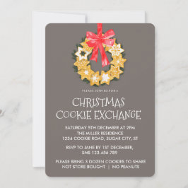Inbjudan till Exchange-cookie för pepparkakor-jul