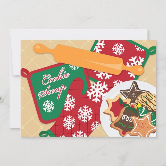 Inbjudan till Exchange-Helgdag för cookie-växling (Framsida)