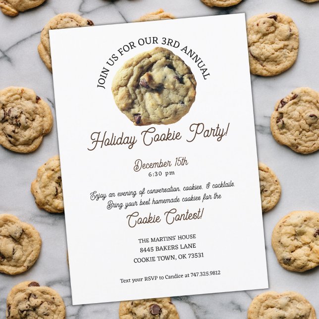 Inbjudan till Exchange-Julfest för cookie (Skapare uppladdad)