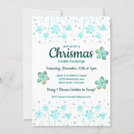 Inbjudan till Exchange-part för vinterjulcookie
