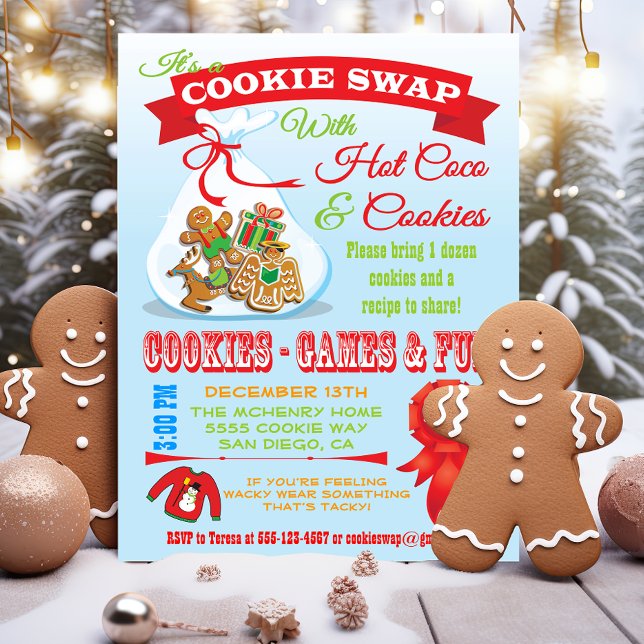 Inbjudan till Exchange-växling för Cute Cookie (Skapare uppladdad)