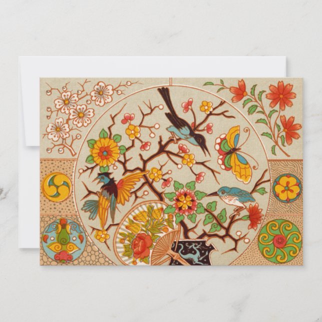 Inbjudan till fåglar och fjärilar (Framsida)