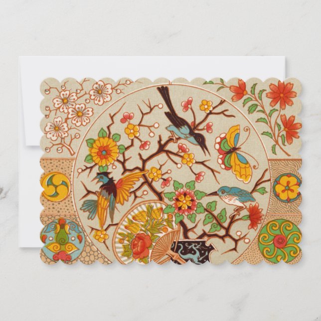 Inbjudan till fåglar och fjärilar (Framsida)