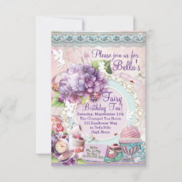 Inbjudan till Fairy Garden Tea Party