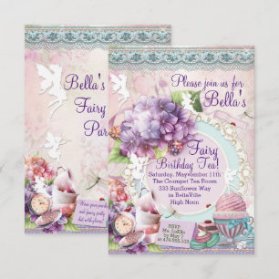 Inbjudan till Fairy Garden Tea Party
